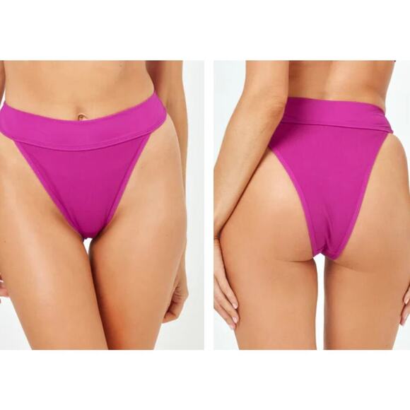 L*Space Ribbed Lola Bikini Bottom Size Large - Picture 9 of 10